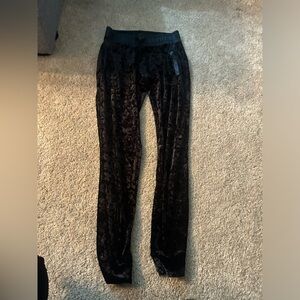 Juicy Couture Black Velvet Lounge Pants